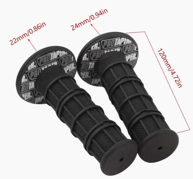 Pro taper rubber grips