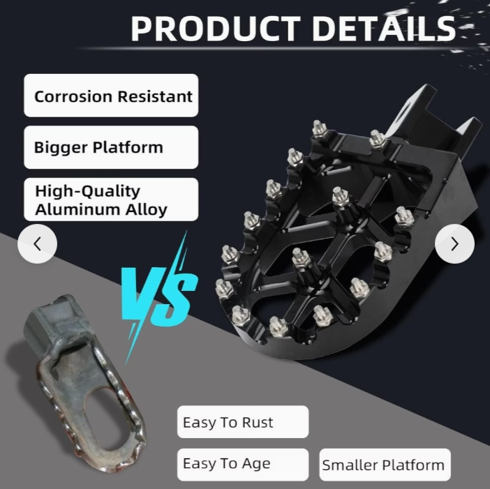 CNC Black Foot pegs